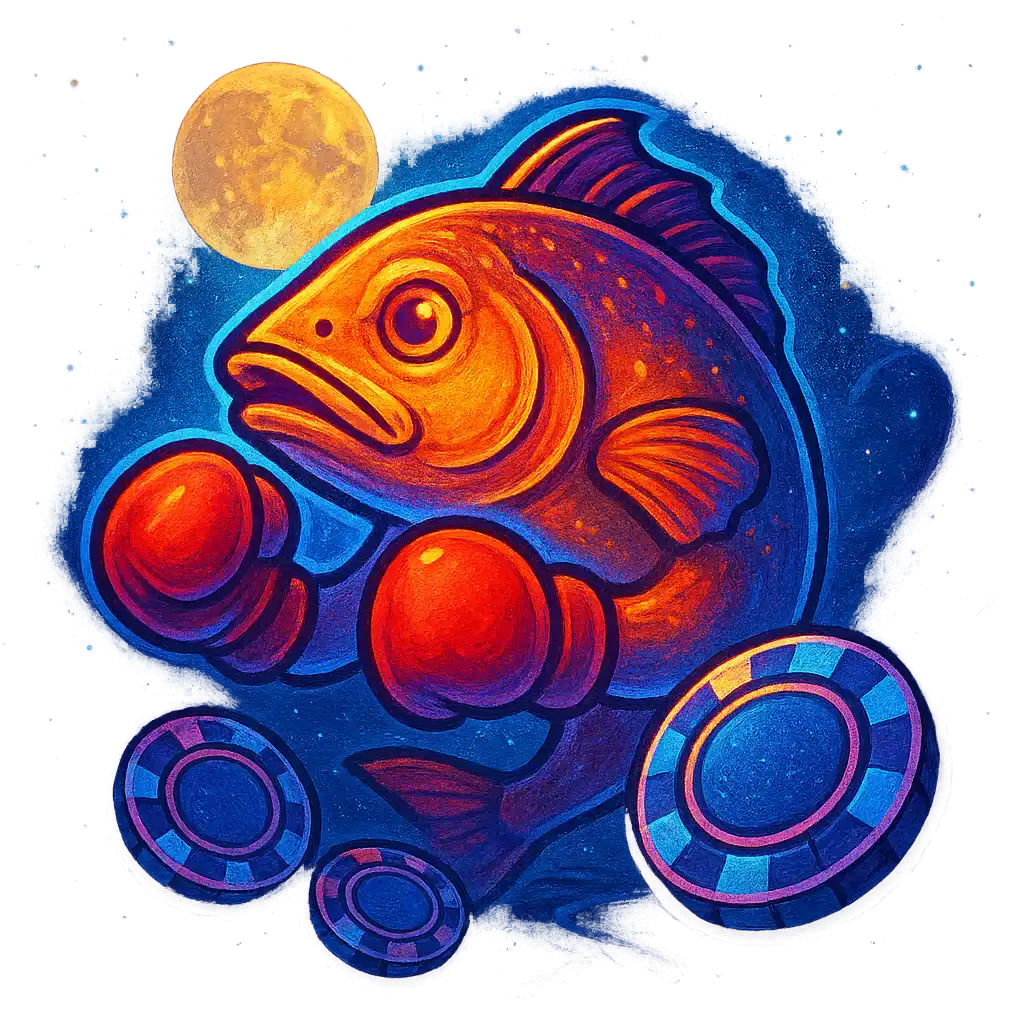 Big Bass Boxing Bonus Round slot game icon with fish wearing boxing gloves